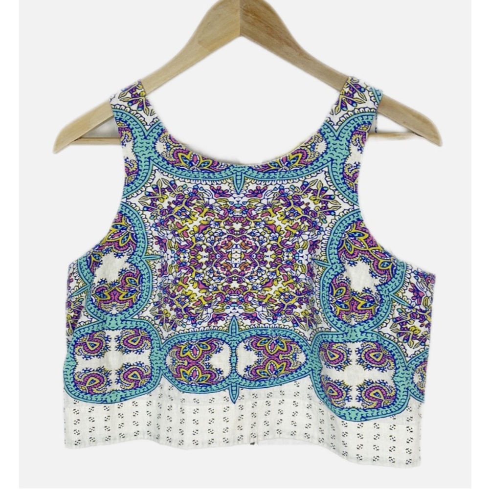 Anthropologie Maeve Manolya Art Deco print midi tank 8 - Picture 3 of 10